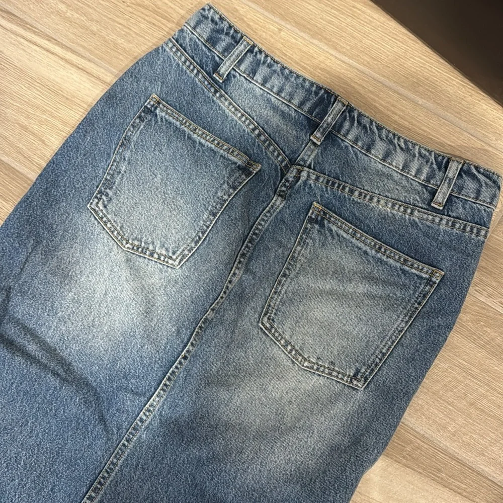 H&M mermaid denim skirt size 10, New Maxi jeans skirt Very pretty H & M - Picture 8 of 16